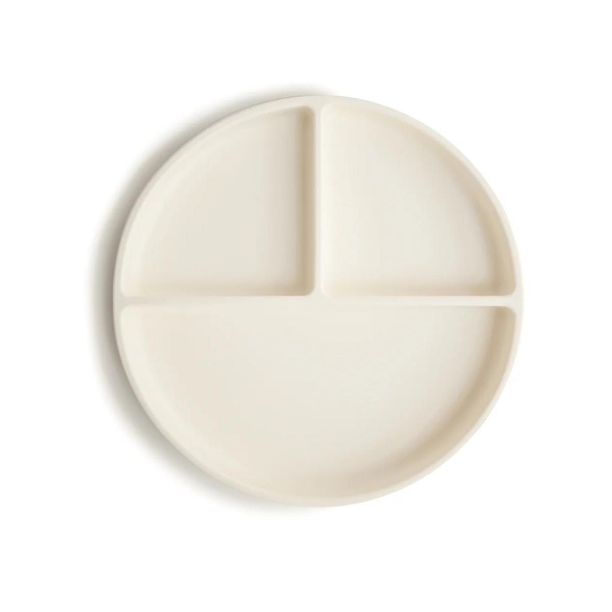 Mushie Silicone Suction Plate - Ivory - MSP-20013
