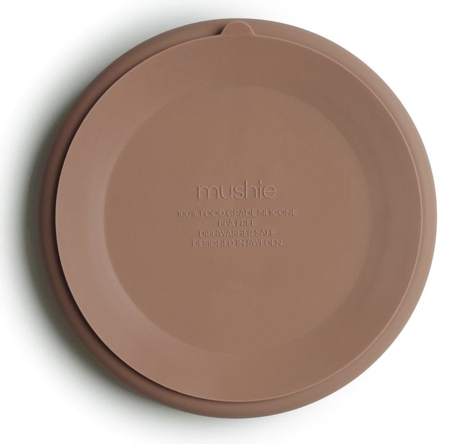 Mushie Silicone Suction Plate - Natural - MSP-20009