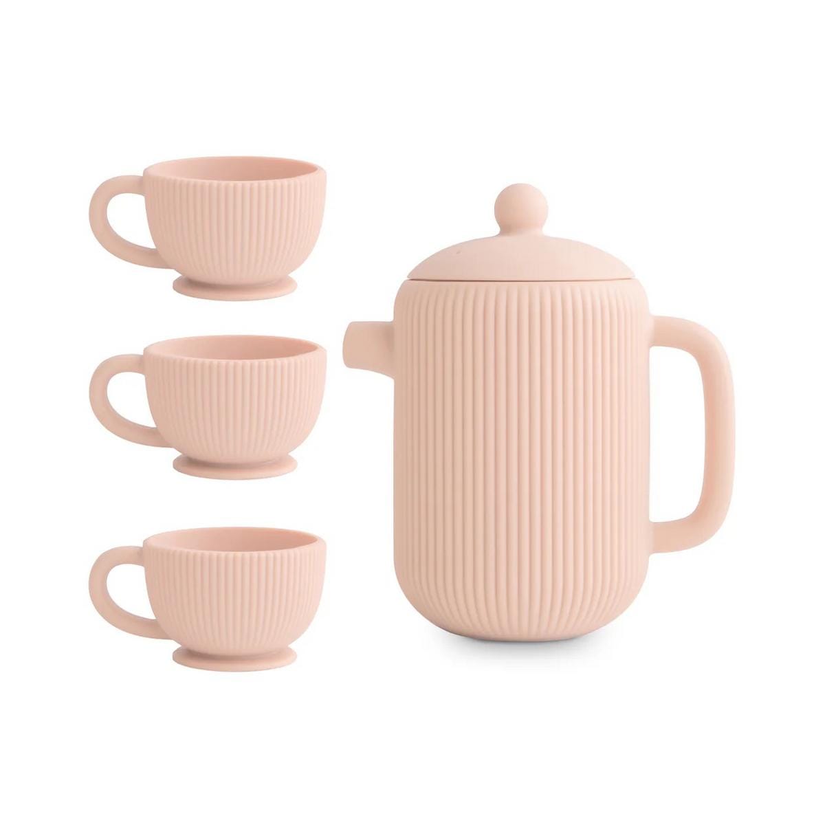 Mushie Silicone Tea Play Set - Blush - MSTS-1002