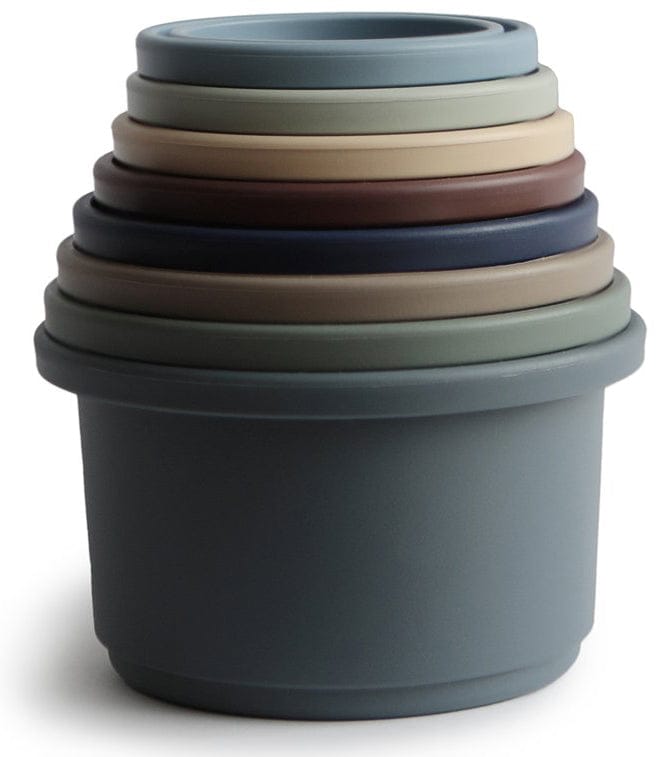 Mushie Stacking Cups - Forest - MSC-50