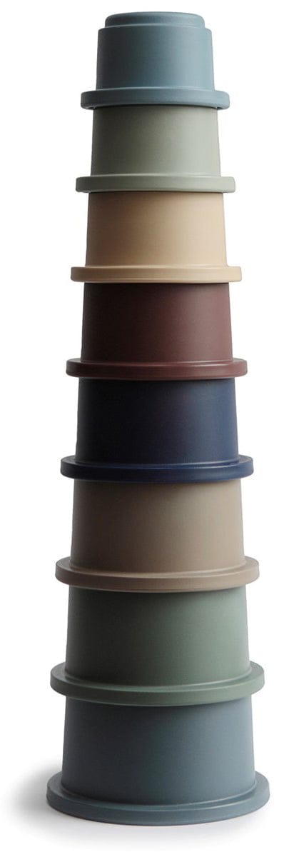 Mushie Stacking Cups - Forest - MSC-50