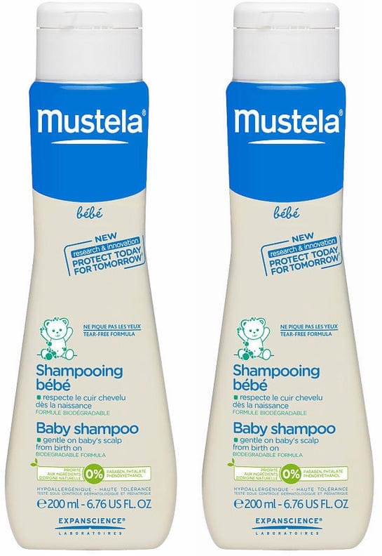 Mustela Baby Shampoo 6.8 oz - 2 Pack