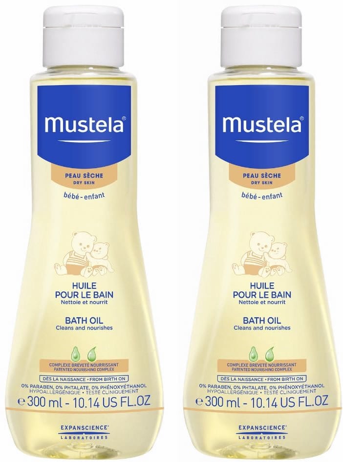 Mustela Bath Oil, 10.14 oz - 2 Pack - 1080-2PK