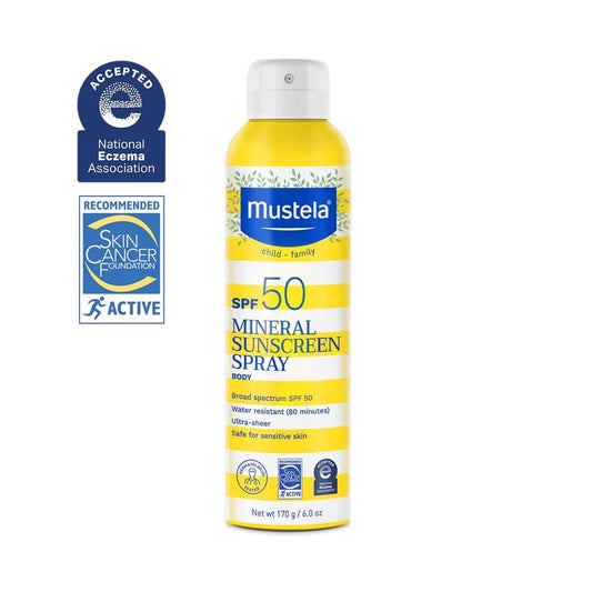 Mustela Mineral Sunscreen Spray Body SPF50 - 6 oz - 6037-M