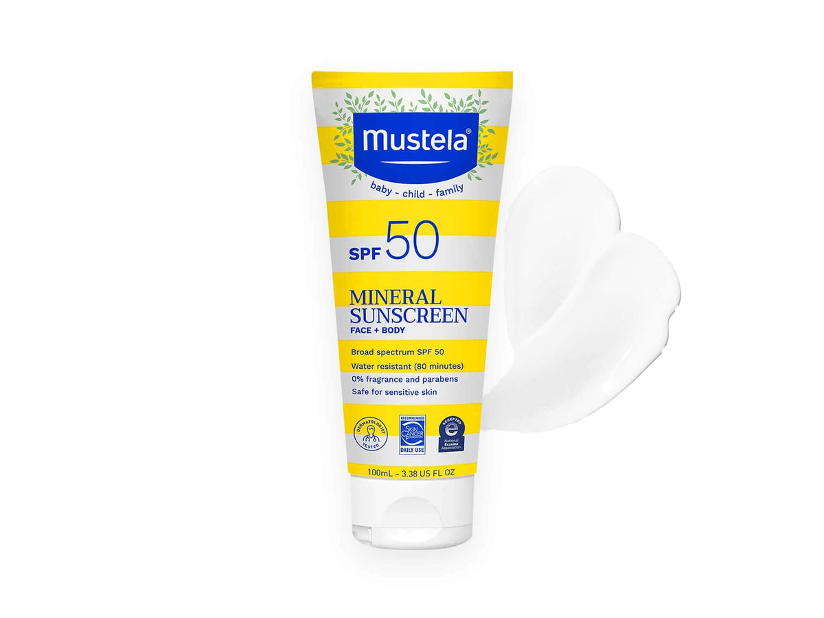 Mustela SPF 50 Mineral Sunscreen Lotion