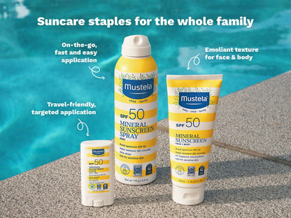 Mustela SPF 50 Mineral Sunscreen Lotion