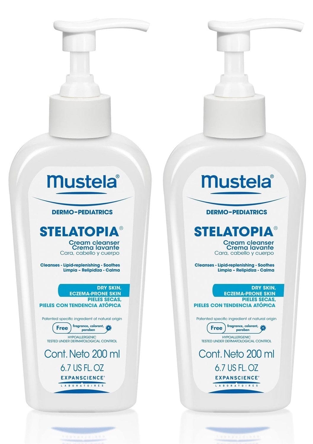 Mustela Stelatopia Cream Cleanser - 2 Pack - 7007-2PK