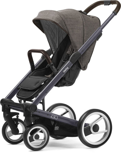 Mutsy Igo Stroller, Farmer Collection - Dark Grey/Earth - IGODGFAEARTH