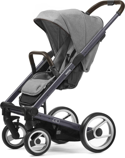 Mutsy Igo Stroller, Farmer Collection - Dark Grey/Mist - IGODGFAMIST