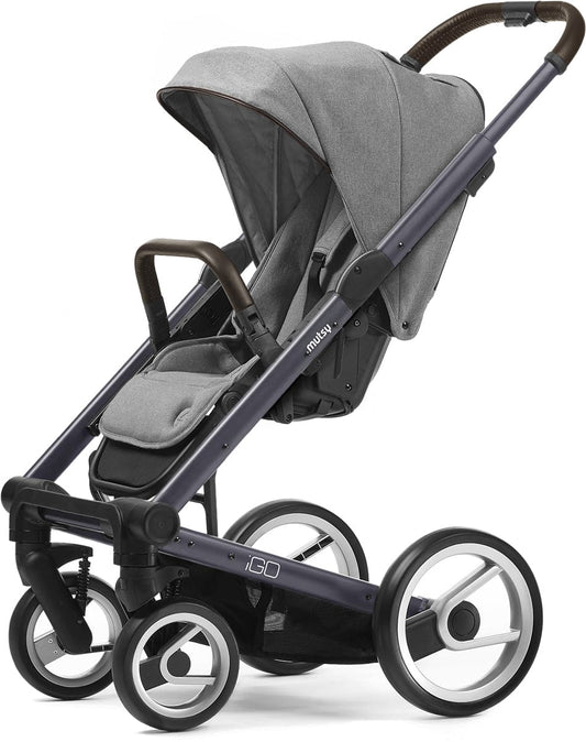 Mutsy Igo Stroller, Farmer Collection - Dark Grey/Mist - IGODGFAMIST