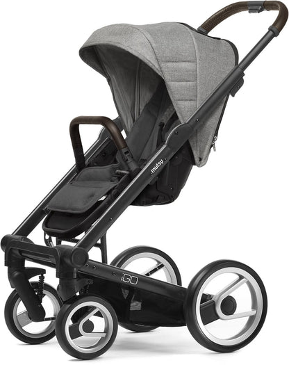 Mutsy Igo Stroller, Heritage Collection - Black/Dawn - IGOBHEDAWN