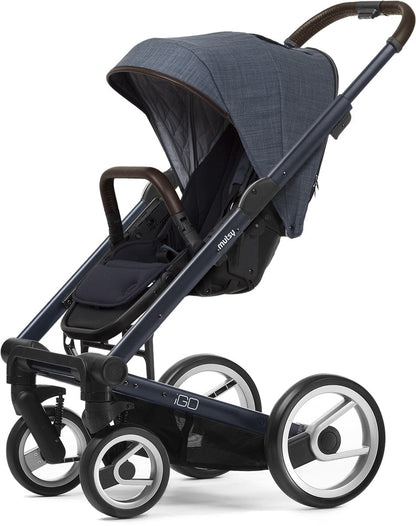 Mutsy Igo Stroller, Farmer Collection - Deep Blue/Shadow - IGODBFASHADOW