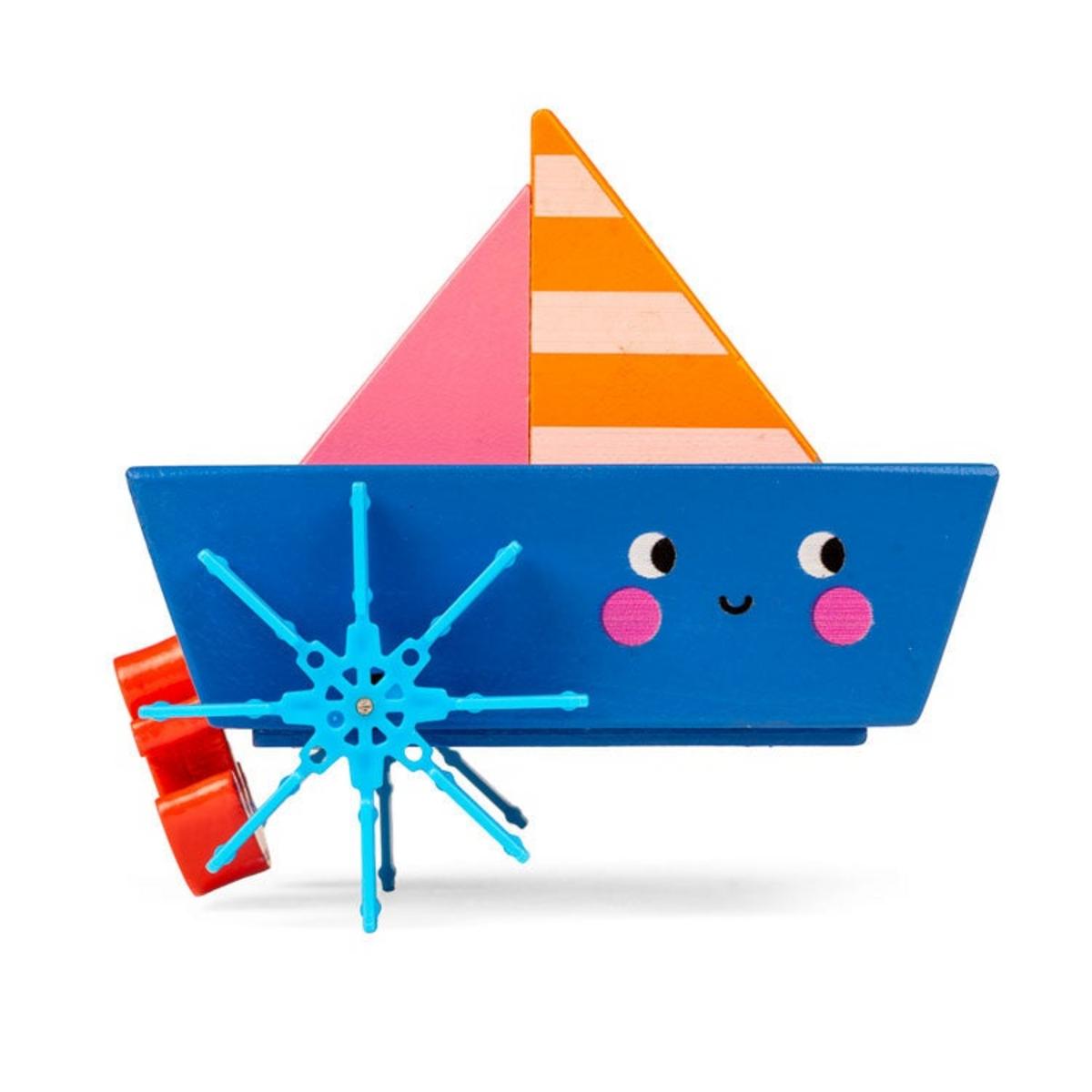 Kikkerland Kidoki Wind-Up Boat