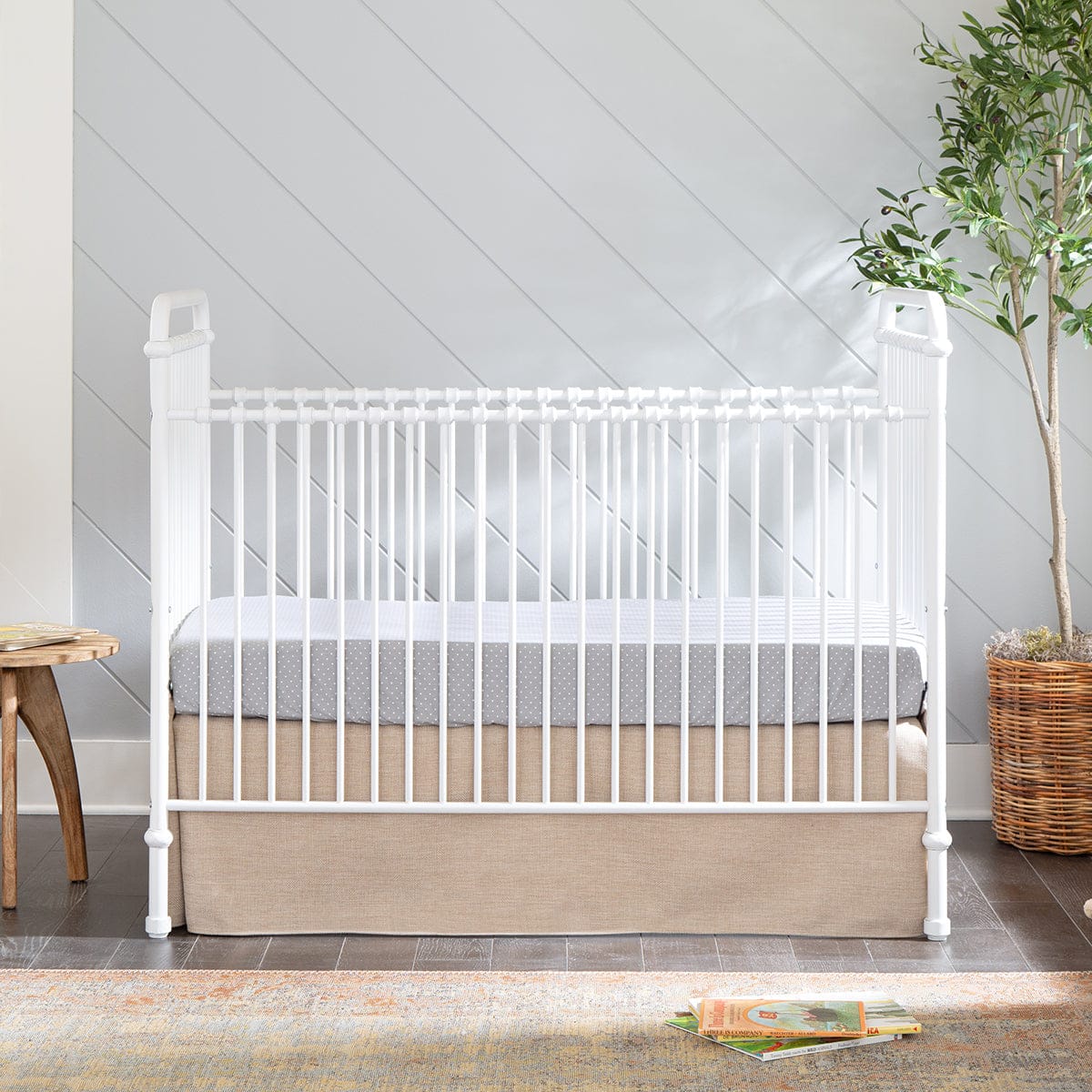 Namesake Abigail 3-in-1 Convertible Crib - Washed White - B15501WX