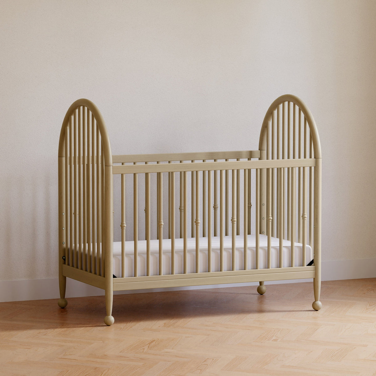 Namesake Alouette 3-in-1 Convertible Spindle Crib - Washed Pine