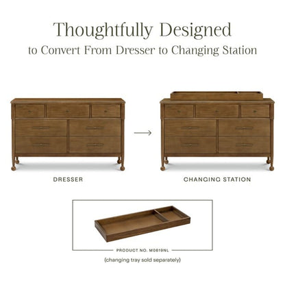 Namesake Alouette 7-Drawer Assembled Dresser - Natural Walnut - M31416NL