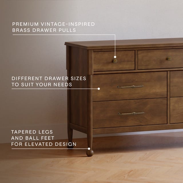 Namesake Alouette 7-Drawer Assembled Dresser - Natural Walnut - M31416NL