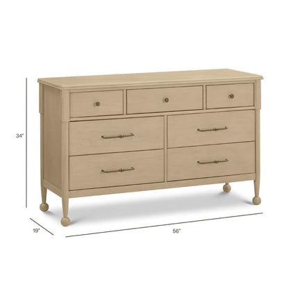 Namesake Alouette 7-Drawer Assembled Dresser - Washed Pine - M31416WP