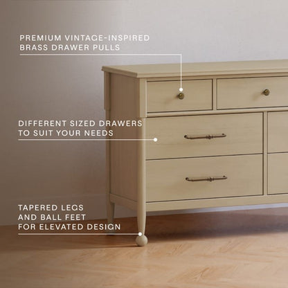 Namesake Alouette 7-Drawer Assembled Dresser - Washed Pine - M31416WP