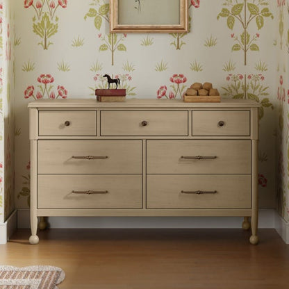 Namesake Alouette 7-Drawer Assembled Dresser - Washed Pine - M31416WP