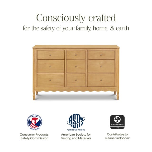 Namesake Ambrosia 9-Drawer Assembled Dresser - Honey - M32328HY