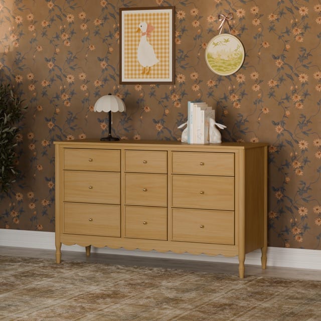 Namesake Ambrosia 9-Drawer Assembled Dresser - Honey - M32328HY