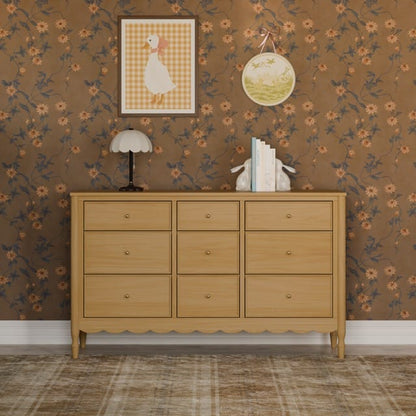 Namesake Ambrosia 9-Drawer Assembled Dresser - Honey - M32328HY