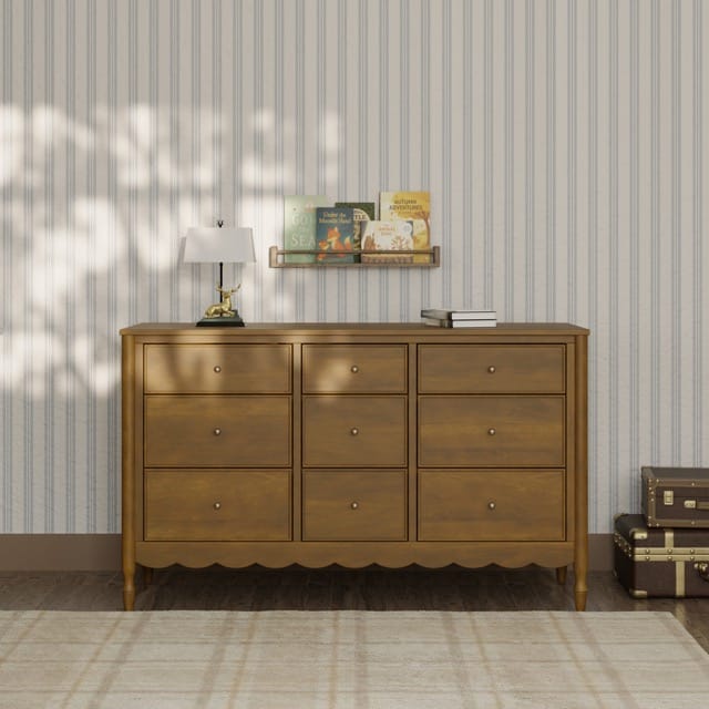 Namesake Ambrosia 9-Drawer Assembled Dresser - Natural Walnut - M32328NL