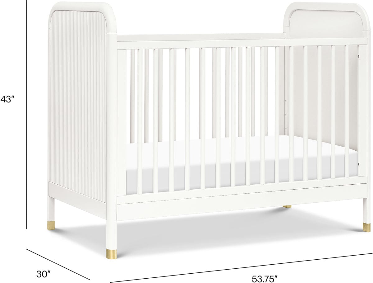 Namesake Brimsley Tambour 3-in-1 Convertible Crib - Warm White - M26742RW