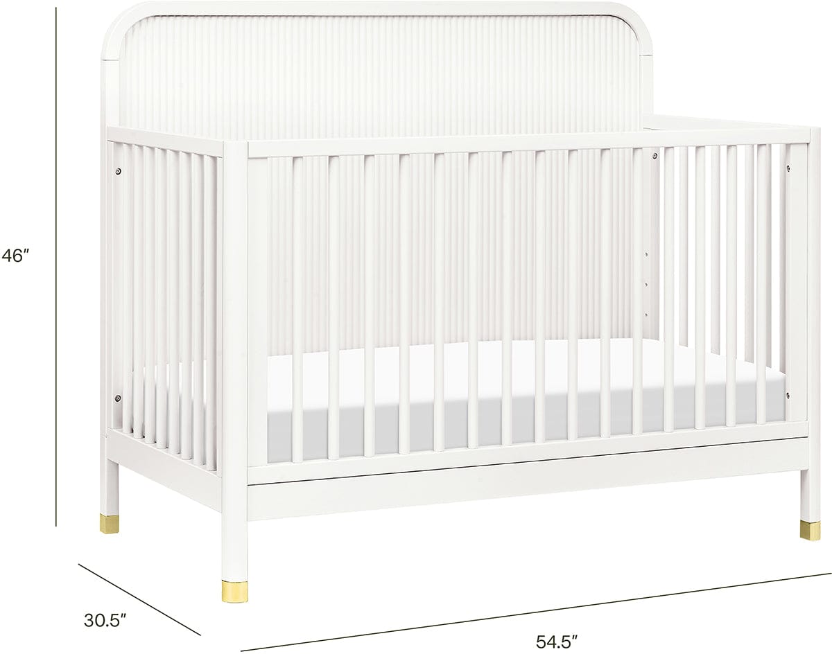 Namesake Brimsley Tambour 4-in-1 Convertible Crib - Warm White - M26701RW