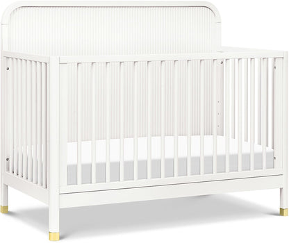Namesake Brimsley Tambour 4-in-1 Convertible Crib - Warm White - M26701RW