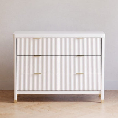 Namesake Brimsley Tambour 6-Drawer Assembled Dresser - Warm White - M26716RW
