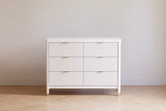Namesake Brimsley Tambour 6-Drawer Assembled Dresser - Warm White - M26716RW