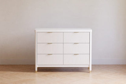 Namesake Brimsley Tambour 6-Drawer Assembled Dresser - Warm White - M26716RW