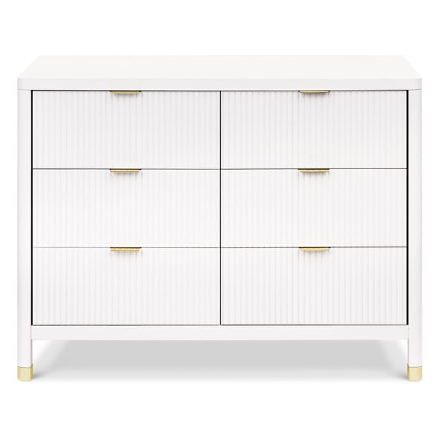 Namesake Brimsley Tambour 6-Drawer Assembled Dresser - Warm White - M26716RW