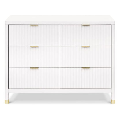 Namesake Brimsley Tambour 6-Drawer Assembled Dresser - Warm White - M26716RW