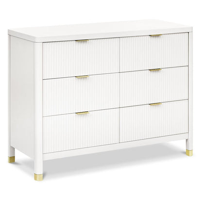 Namesake Brimsley Tambour 6-Drawer Assembled Dresser - Warm White - M26716RW