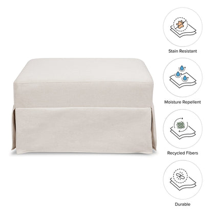 Namesake Crawford Gliding Ottoman - Performance Cream Eco-Weave - M21785PCMEW