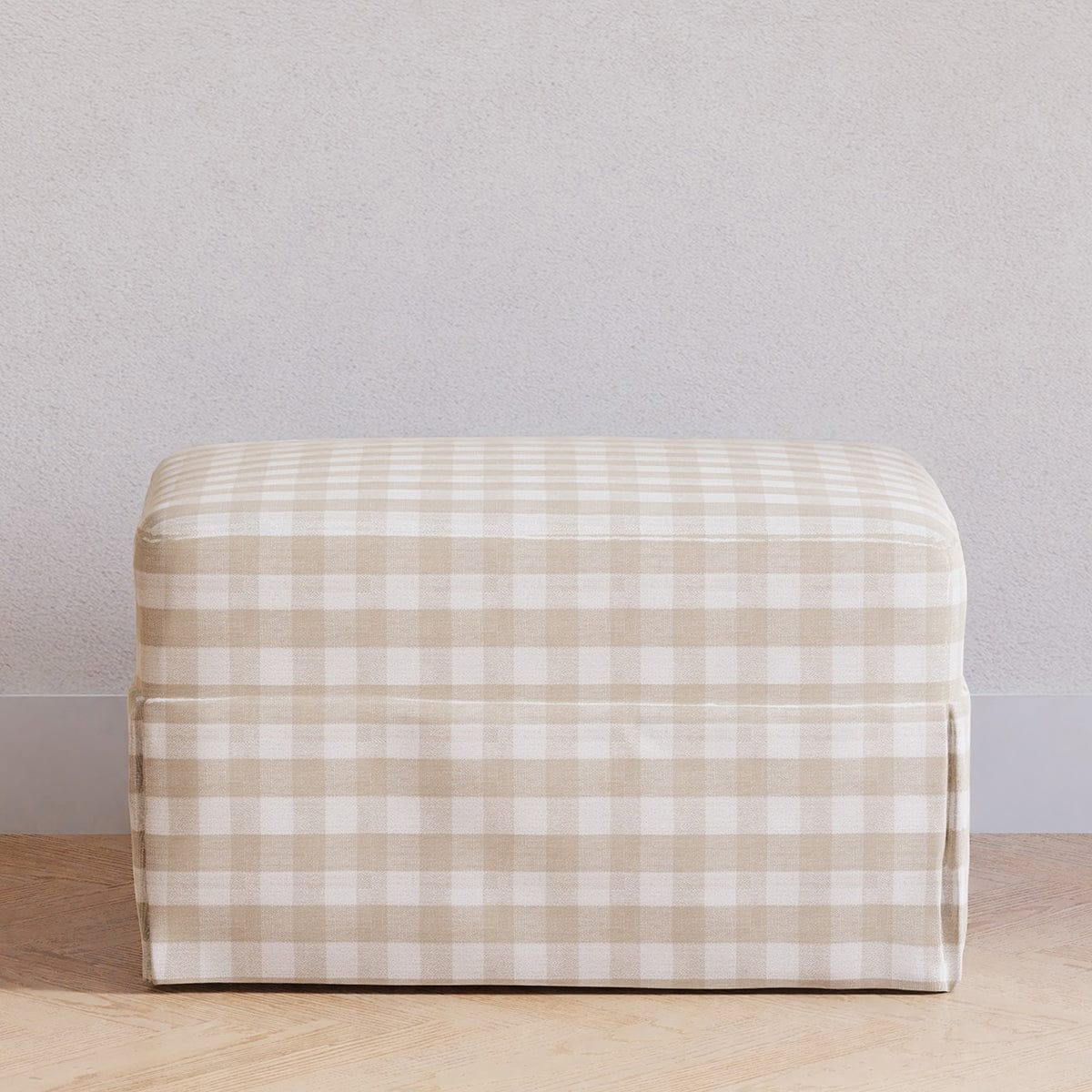 Namesake Crawford Gliding Ottoman - Tan Gingham - M21785TGH