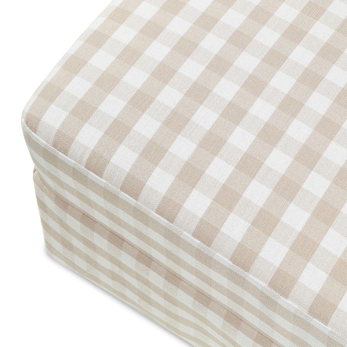 Namesake Crawford Gliding Ottoman - Tan Gingham - M21785TGH