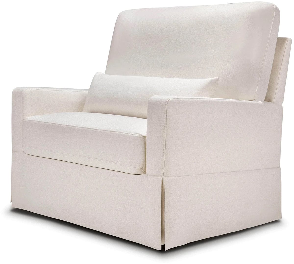 Namesake Crawford Pillowback Chair and a Half, Comfort Swivel Glider - Performance Cream Eco-Weave - M21797PCMEW