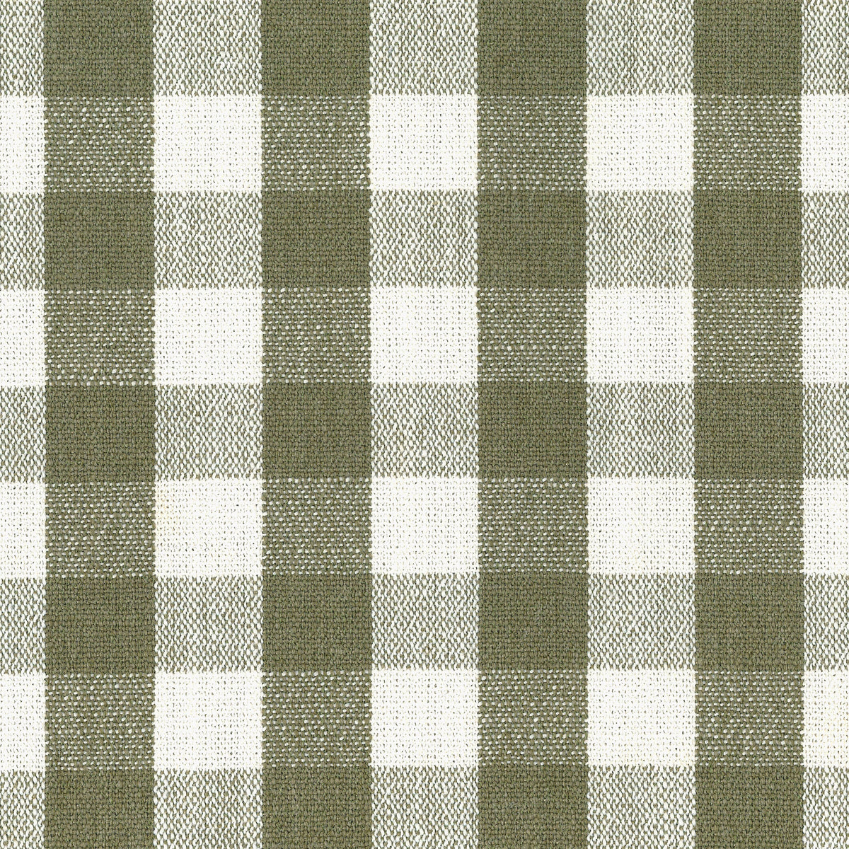 Namesake Crawford Pillowback Comfort Swivel Glider - Moss Green Gingham