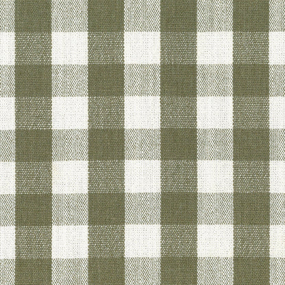 Namesake Crawford Pillowback Comfort Swivel Glider - Moss Green Gingham