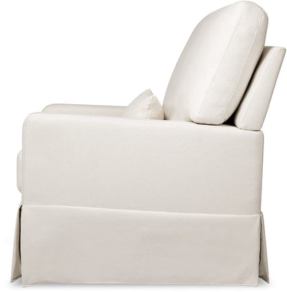 Namesake Crawford Pillowback Comfort Swivel Glider - Performance Cream Eco-Weave - M21787PCMEW