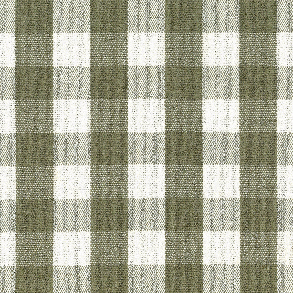 Namesake Crewe Recliner and Swivel Glider - Moss Green Gingham with Light Wood Base
