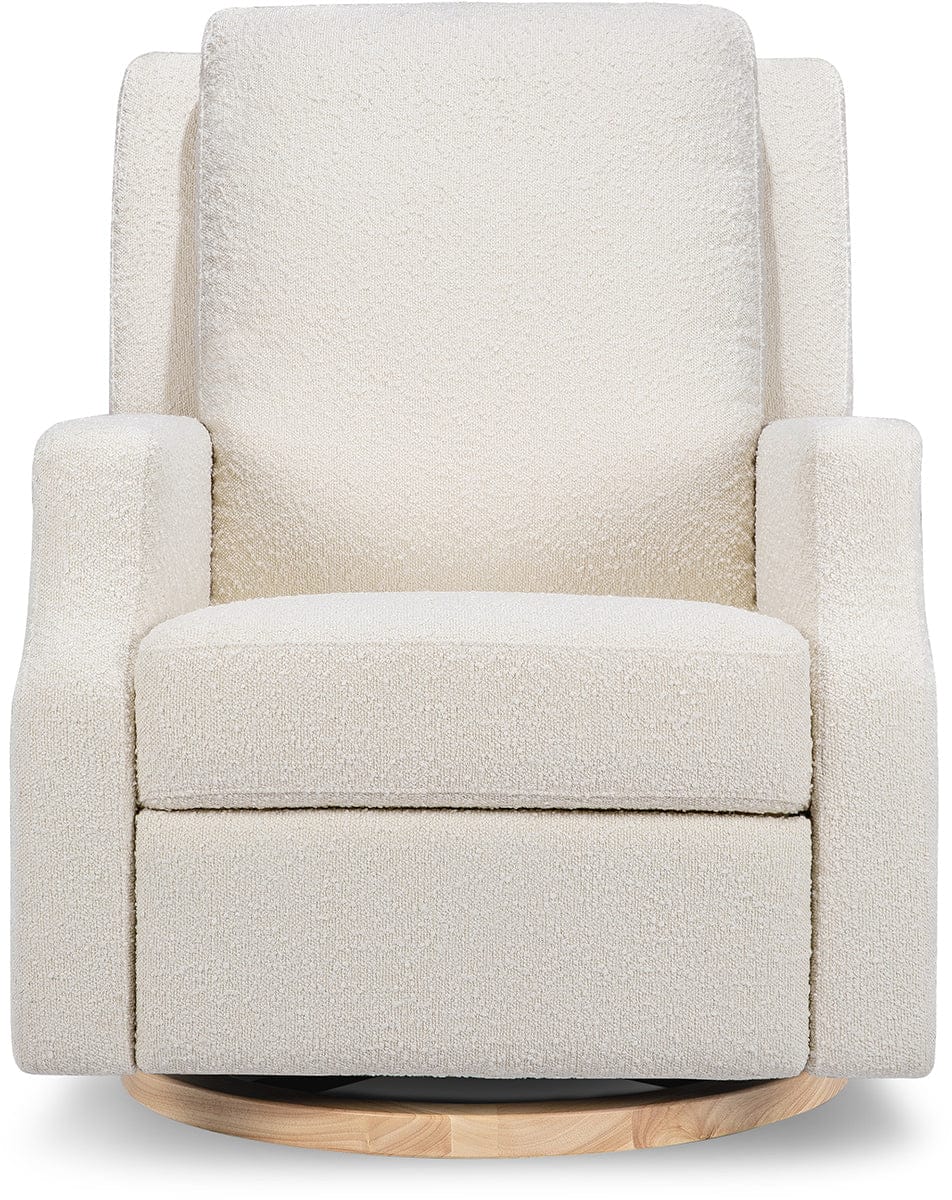 Namesake Crewe Swivel Glider Recliner - Ivory Boucle w/Light Wood Base - M22287WBLB