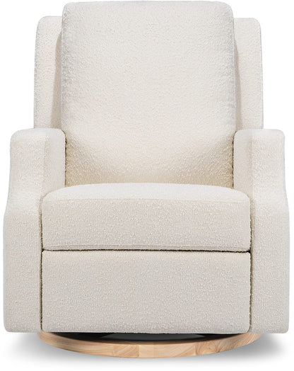 Namesake Crewe Swivel Glider Recliner - Ivory Boucle w/Light Wood Base - M22287WBLB