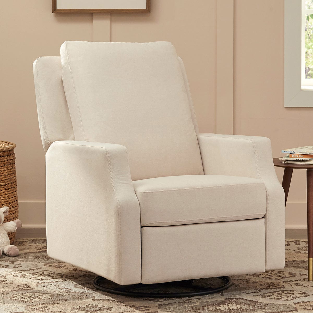 Namesake Crewe Swivel Glider Recliner - Performance Cream Eco-Weave - M22287PCMEW