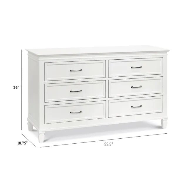 Namesake Darlington 6-Drawer Assembled Dresser - Warm White - M15816RW