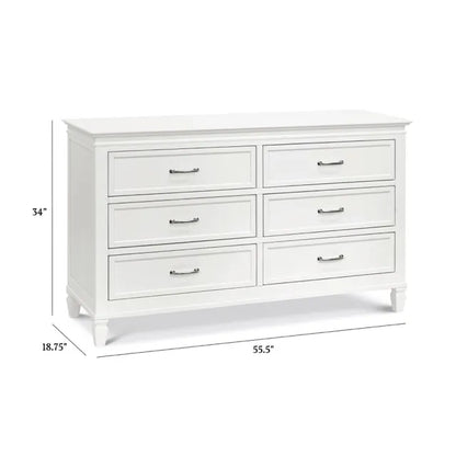 Namesake Darlington 6-Drawer Assembled Dresser - Warm White - M15816RW